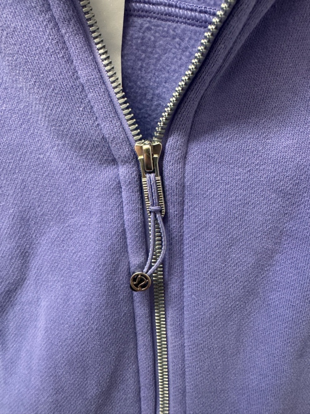 Lululemon size 12 full zip full length scuba hoodie dark lavender - Picture 2 of 4